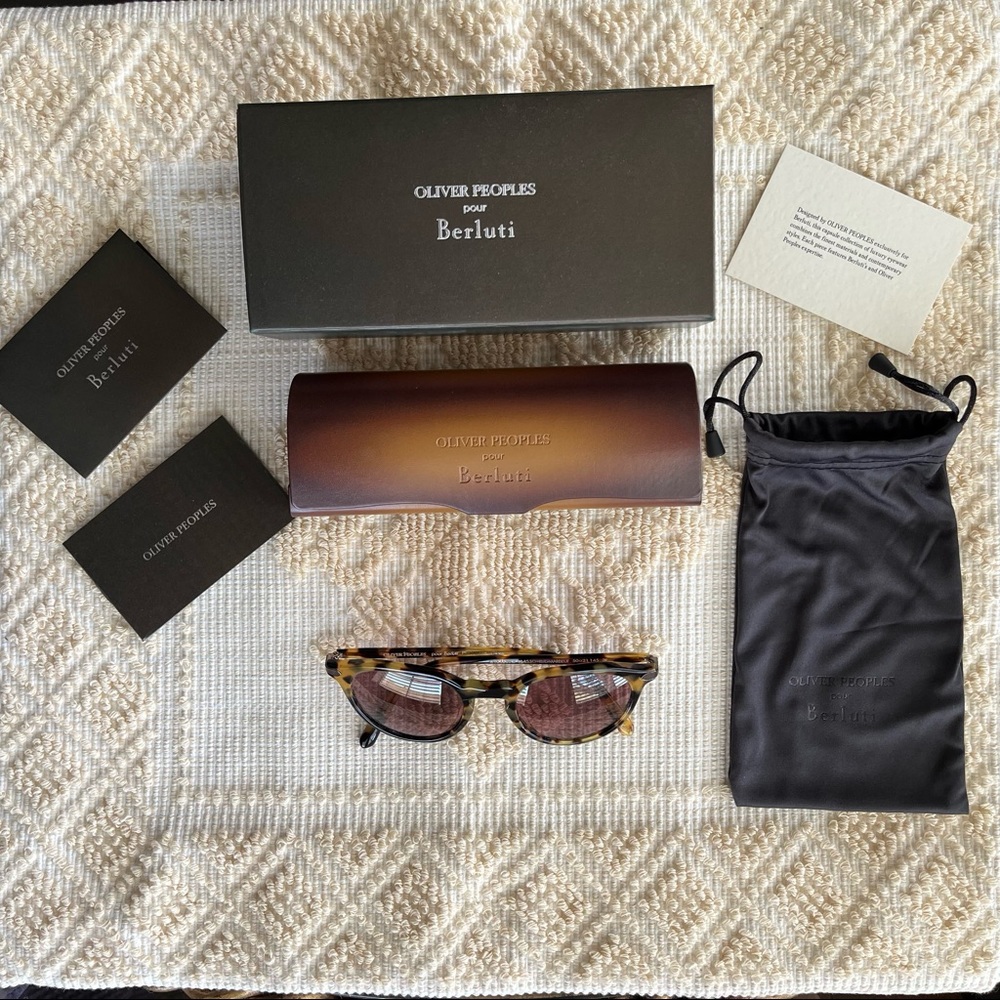 Oliver Peoples Pour Beluti Sunglasses NWT
